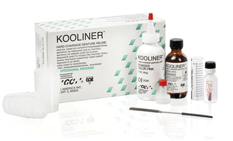 Kooliner Chairside Hard Denture Reline Material, Powder Refill, 3 oz, 1/Pk