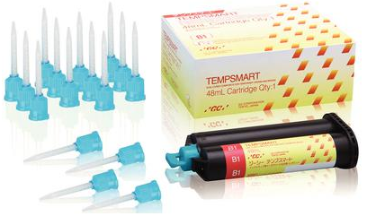 Tempsmart Temporary Crown & Bridge Material, Cartridge, 48 ml, B1, 1/Pk