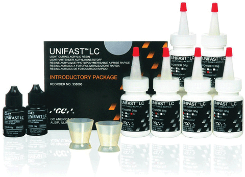 Unifast LC Light-Curing Acrylic Resin, 1:2 Package, A2, 338002