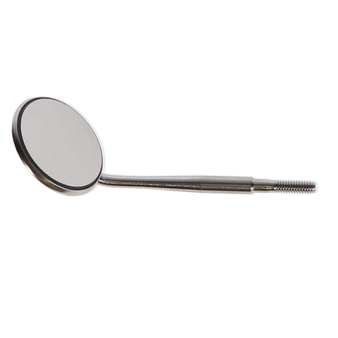 Cone Socket Mouth Mirror, FS, Single-Sided, # 4 Rhodium-Coated, 3/Pk, MIR4/3