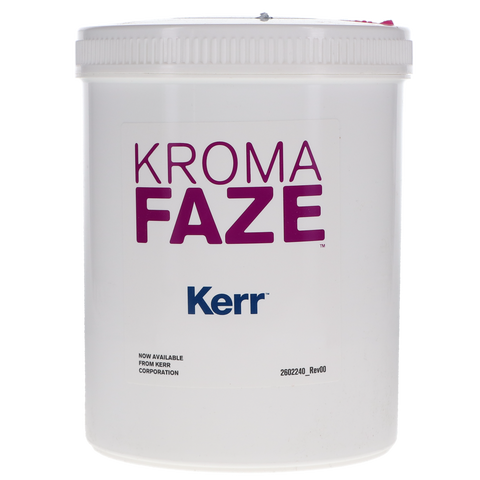 KromaFaze Color-Changing Alginate Impression Material, Dust-Free, Fast Set, Canister, 1 lb, Mint, 1/Pk, 27452