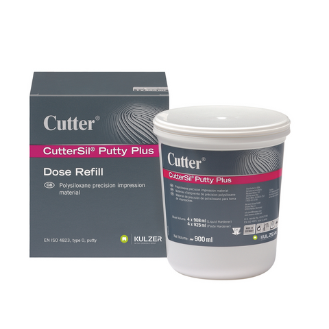 CutterSil Putty Plus Silicone Impression Material, 900 ml Tub, 1/Pk, 65767038