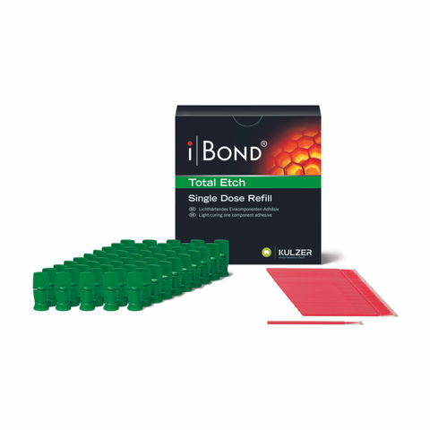 iBOND Total-Etch Bonding Agent, Light-Cure, Single Dose Refill, 0.15 ml, 50/Pk, 66040093