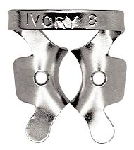 Ivory Rubber Dam Clamp  8 1/Pk, 50057334, Rubber Dam Materials, Rubber Dam Clamps