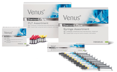 Venus Diamond Flow Flowable, Light-Cure, PLT Refill, 0.2 g, A2, 20/Pk, 66040369