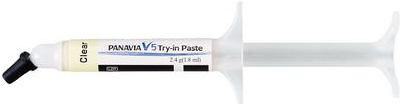Panavia V5 Resin Cement Try-In Paste, Syringe, 1.8 ml, Clear, 1/Pk, 3622KA