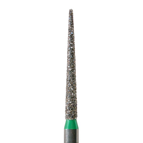 NeoDiamond Operative Diamond Single-Use Bur, FG, Pointed Cone, 1.2 mm, Coarse, 25/Pk, 1312.11C