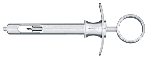 Aspirating Anesthetic Syringe with Thumb Ring Handle CW Type, 77-70, Anesthetics, Syringes