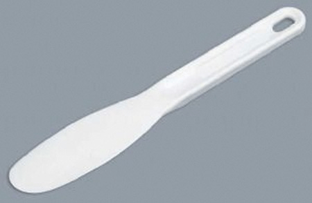 Disposable Alginate Spatula, Plastic, Straight Handle, 7.5", Long, White, 1/Pk, 1519