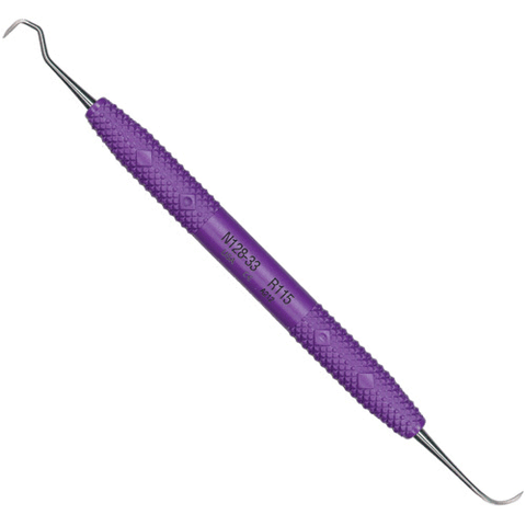 Cruise Line Sickle Scaler, Double-Ended, N128/33 Nebraska, Anterior, Purple, 1/Pk, R115