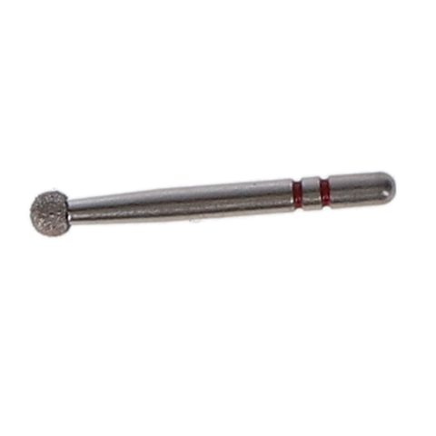 Two Striper Diamond Burs, FG, Round, 130, 2.3 mm, Fine, Red, 5/Pk, 2015018