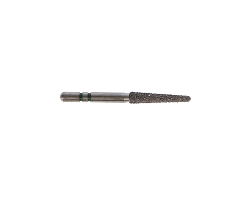 Two Striper Diamond Burs, FG, Round-End Taper, 767.9, 1.8 mm, Coarse, Green, 5/Pk, 2015455