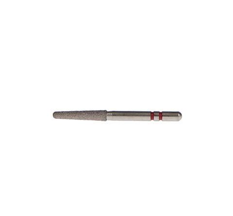 Two Striper Diamond Burs, FG, Round-End Taper, 770.8, 1.8 mm, Fine, Red, 5/Pk, 2015487