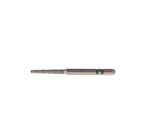 Two Striper Diamond Burs, FG, Round-End Taper, 781.8, 1.2 mm, Coarse, Green, 5/Pk, 2015478