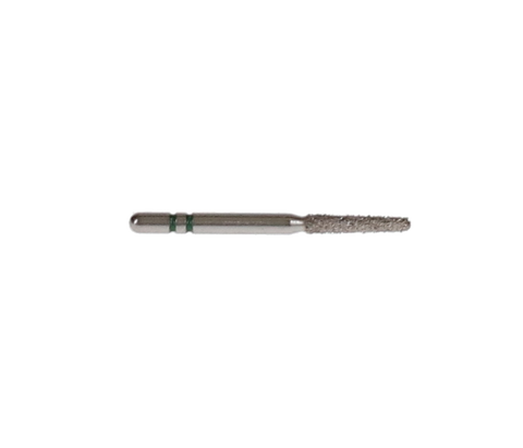 Two Striper Diamond Burs, FG, Round-End Taper, 782.8, 1.5 mm, Coarse, Green, 5/Pk, 2015424