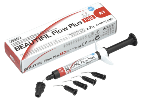 Beautifil Flow Plus Hybrid Composite, Light-Cure, Tips Refill, F03, 0.21 g, A2, 20/Pk, 2220 (Exp.09/30/2025)