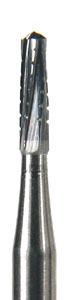 Standard Operative Carbide Burs, FGSS, Straight Round End Cross Cut Fissure, # 1557, 10/Pk, 15022