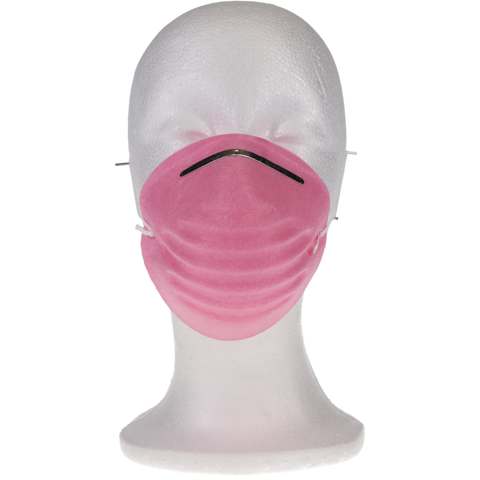 Earloop Mask ASTM Level 2 Pink Disposable Latex Free 50/Bx, GCPPK