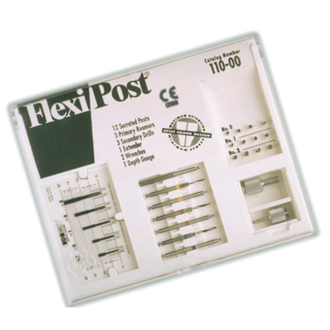 Flexi-Post, Titanium, Economy Refill, # 1, Red, 30/Pk, 145-01