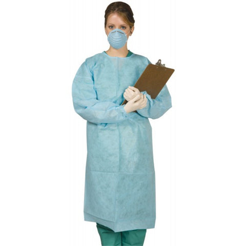 Defend Disposable Tie-Back Protective Gown, Medium, 10/Pk, SG1000