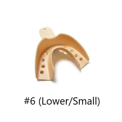 Sani-Trays Impression Trays, Perforated, # 6, Small, Lower, 12/Pk, 011516-012