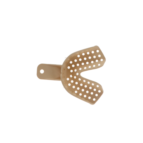 Tra-Tens Disposable Impression Trays, Perforated, # 4, Small, Lower, 12/Pk, 013454-000, (Discontinued)