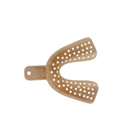 Tra-Tens Disposable Impression Trays, Perforated, # 6, Large, Lower, 12/Pk, 013456-000, (Discontinued)