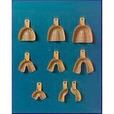 Tra-Tens Disposable Impression Trays, Partial, Perforated, # 7, Anterior, 12/Pk, 013457-000