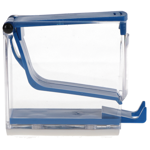 Cotton Roll Dispenser, Push-Style, Blue, 1/Pk, OR215