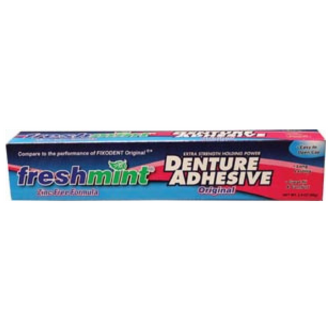 Denture Adhesive Fresh Mint 2.3oz 12/Bx, PR177, Preventives, Denture Care