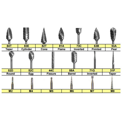 Laboratory Carbide Bur HP Taper, HPLA-63B, Burs & Diamonds, Laboratory Carbide