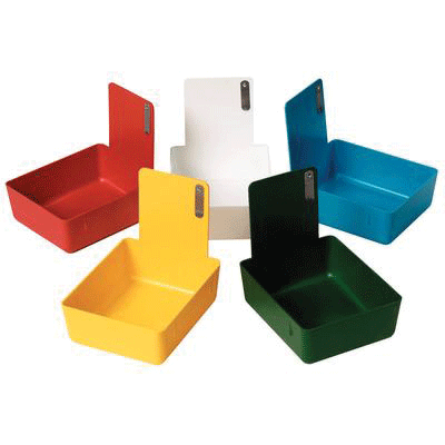 Lab Pans with Clips, Assorted, 12/Pk, LA500