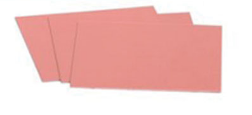 Tray Material, 0.100", Pink, 25/Box, LA215