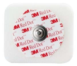 Red Dot Electrode Foam Tape/Gel 4x3.5cm 50/Bag