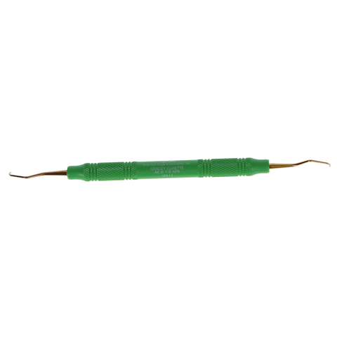 Standard Gracey Curette, XP, # 7-8, Pre-Molar/Molar, EagleLite Handle, Resin, 3/8", Green, 1/Pk, AEG7-8XPX