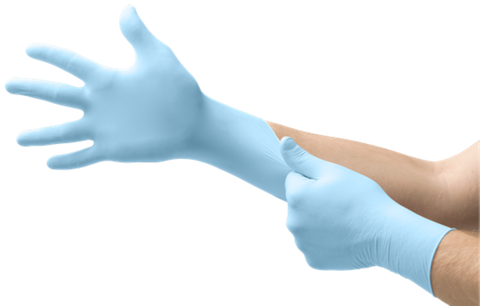 Micro-Touch Denta-Glove Nitrile Gloves, Powder-Free, Extra Small, Blue, 100/Box, 3130050XS
