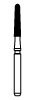NTI 12-Fluted Trimming & Finishing Carbide Burs, FG, Round End Taper, # 7675, 1.6 mm, 5/Pk, H375R-016
