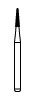 NTI TDF Series Diamond Burs, FG, TDF4, # F133, 1.0 mm, Fine, Red, 5/Pk, F133-010