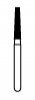 NTI Diamond Burs, FG, Taper Flat End, # F847, 1.6 mm, Fine, Red, 5/Pk, F847-016