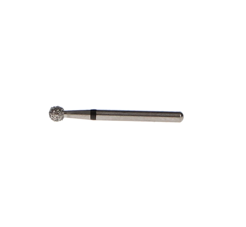 NTI Diamond Burs, FG, Round, # SC801, 2.1 mm, Super Coarse, Black, 5/Pk, SC801-021