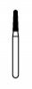NTI Diamond Burs, FG, Taper Round End, # C855, 1.4 mm, Coarse, Green, 5/Pk, C855-014