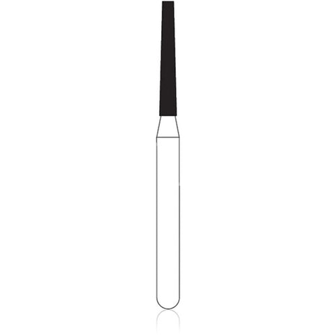 NTI Diamond Burs, FG, Needle, # SF859, 1.2 mm, Super Fine, Yellow, 5/Pk, SF859-012