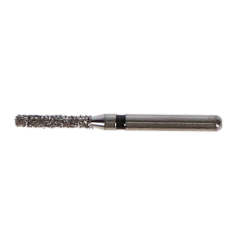 NTI Diamond Burs, FG, Cylinder Round End, # KS1, 1.2 mm, Super Coarse, Black, 5/Pk, KS1