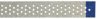 NTI Perforated Diamond Finishing Strips, Wide, 4.0 mm, Medium, Blue, 10/Pk, FSP4-M