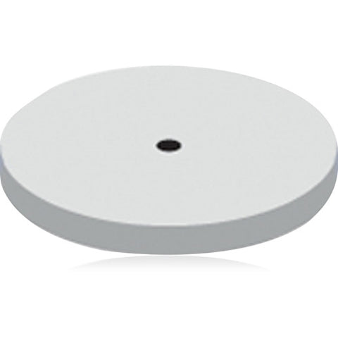 NTI Silicone Polishers, Unmounted, Large Disc, # 220, 22 mm, White, 10/Pk, P0301-220