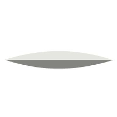 NTI Silicone Polishers, Unmounted, Knife Edge, # 220, 22 mm, White, 10/Pk, P0310-220