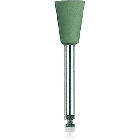 NTI Silicone Polishers, RA, Inverted Cone, # 060, 6 mm, Universal, Green, 10/Pk, P0135-065