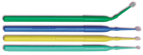 Benda Micro Single-Ended Applicators, 2.0 mm, Regular, Purple, 576/Pk, 380016