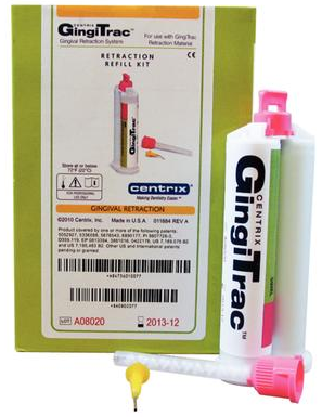 GingiTrac VPS Retraction System, Refill Kit, Cordless, 1:1, 360100
