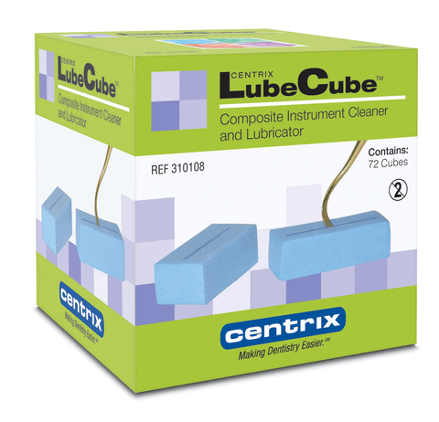 LubeCube Composite Instrument Cleaner and Lubricator, 72/Pk, 310108